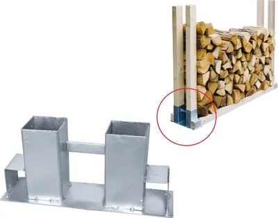 Produktbild von TrendLine Kaminholzstapelhilfe 33 x 10 x 15 cm, verzinkt