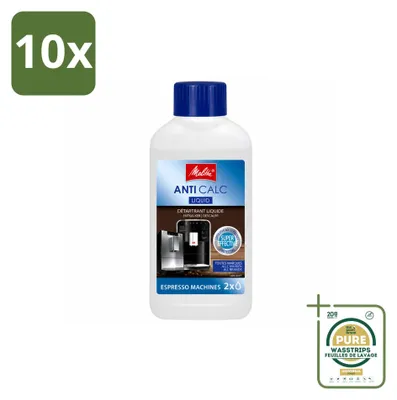 Produktbild von 10 x Melitta Flüssig-Entkalker für Kaffeevollautomaten - 250 ml - Vorratspackung - 10 Stücke