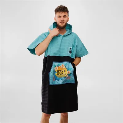Produktbild von Wave Hawaii Travel Poncho Pahoa, blue-grey, L-XL WH4071