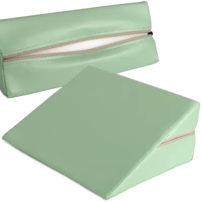 Obrázek produktu pro Polohovací klín Habys, pro masáže a terapii | polohovací polštář, polohovací materiál | fyzioterapie, ortopedie | 30x40x16cm | zelený