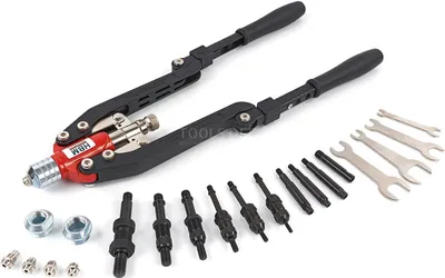 Imagen del producto de Kit profesional de doble pliegue de 520 mm, compatible con tornillos de M4 a M12, con maletín de transporte