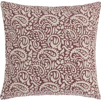 Zdjęcie produktu dla Poszewka PAULA - 45x45 cm - Bordowa