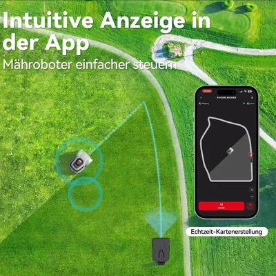 Obrázek produktu pro Robotické sekačky – Automatické sekačky – Zahradní roboty – Sekačky vhodné pro svahy – Nastavitelná výška sečení