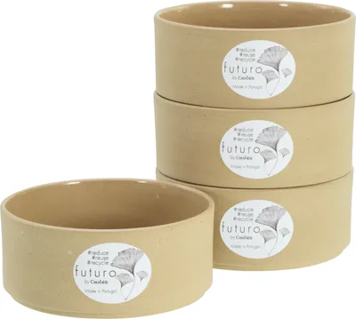 Produktbild von CreaTable, 21655, futuro Sand, Mehrzweckschale 4-tlg, Steinzeug