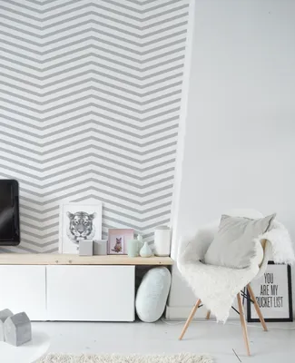 Produktbild von Coloray Fototapete 250x250 cm Latextapete Magicstick - Chevron Chevron geometrisch