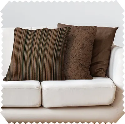 Produktbild von novely® 3er-SET DEKOKISSEN MALCHIN - Kuschelweiche Sofakissen - Kissenbezug für Zierkissen in 40x40 cm - Farbe: 04 Braun | Ausführung: nur Bezüge (ohne Füllung)