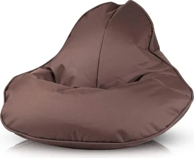 Obrázok produktu pre Ecopuf, Frog, Sedací Vak Pouf, Vak Poufsessel Pufsack Deti, Dospelí, 120x80cm, Tmavohnedá Nc15