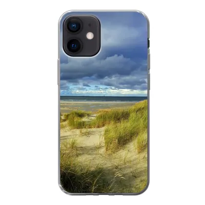 Produktbild von MuchoWow® Handyhülle Schutzhülle Hülle für iPhone 12 Nordsee - Vlieland - Dünen Silikon Softcase Handy Hülle - Schutzhülle