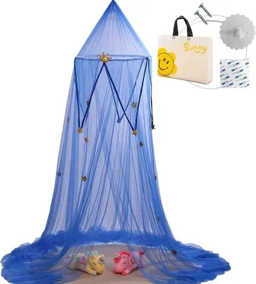 Produktbild von Famanu Himmelbett-Himmel für Kinderzimmer und Spielraumdekoration - Cremefarben
