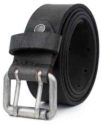 Produktbild von Echt Leder Gürtel Herren Damen Ledergürtel Schwarz 4cm für Anzug, Jeans Kürzbar