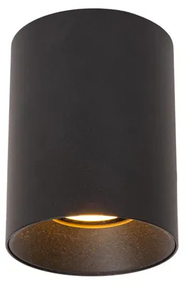 Zdjęcie produktu dla GERTI – Reflektor sufitowy – średnica 8 cm – 1 x GU10 – czarny