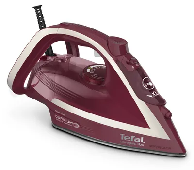 Immagine prodotto di TEFAL Ferro da stiro 2800W Durilium AirGlide piastra S-Ab. rosso bordeaux FV 6820