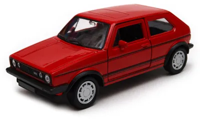Produktbild von Welly Volkswagen Golf I GTI Rot Modellauto Sammlerstück
