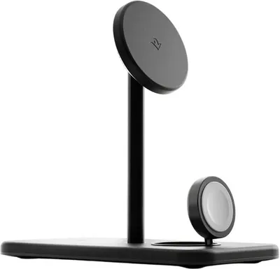 Immagine prodotto di Twelve South HiRise 3 Deluxe, supporto di ricarica 3-in-1 nero