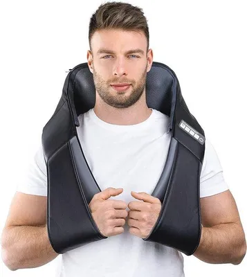 Produktbild von Famanu Shiatsu Massager 2-in-1 mit Infrarotwärme - Ergonomisches Design