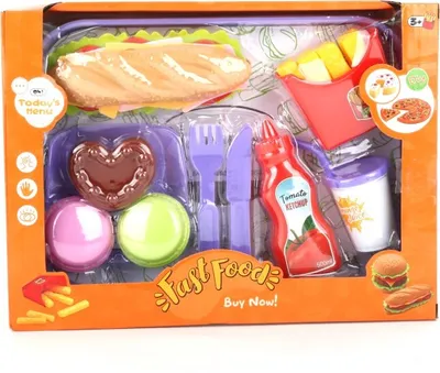 Obrázok produktu pre Hrací set jedlo - fast food