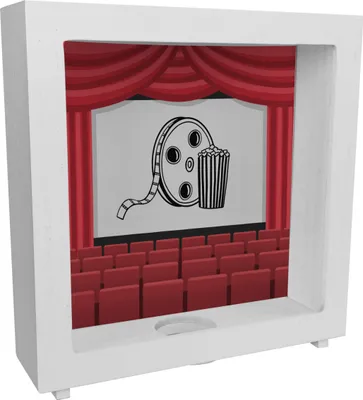 Produktbild von Kino Filmfans Rahmen Spardose aus Holz