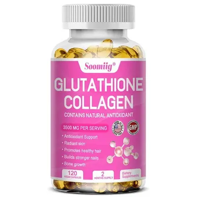Skin Whitening Glutathione + Collagen 4500mg (120 capsules)