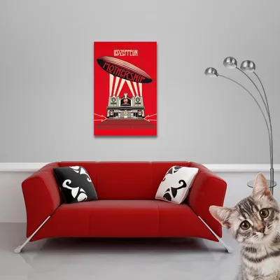 Image de Led Zeppelin - Poster - Mothership Red + 1 Ü-Poster taille 61x91,5cm