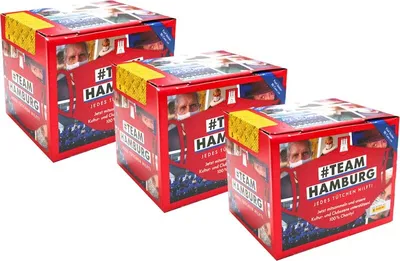 Image de Team Hamburg - Autocollants à collectionner - 3 présentoirs (150 sachets)