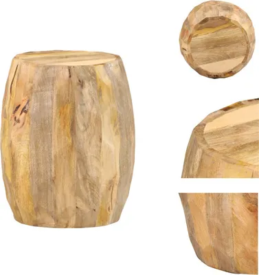 Produktbild von vidaXL Fasshocker Mango Massivholz -  Klappstühle & Hocker