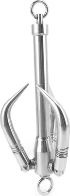 Image de Ancre Grapnel pliable, triple poignée, matériel en acier inoxydable 316 pour bateau, yacht, radeaux, canoës