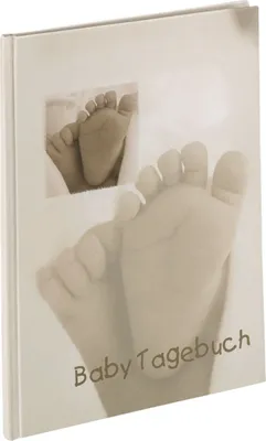 Produktbild von hama Baby Tagebuch Motiv: "Baby Feel" 42 Seiten DIN A4