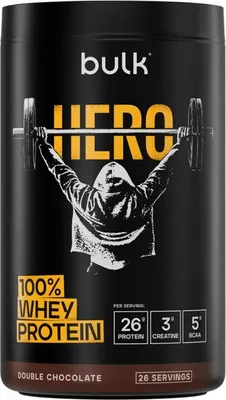 Produktbild von Bulk Hero 100% Whey Protein (2275g) Double Chocolate - Eiweiße - Molkenprotein-Mischung