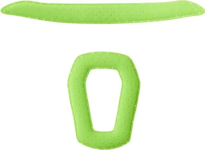 Ersatzpolster für den Kletterhelm "Salathe" von Edelrid in leuchtendem Grün.