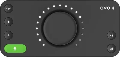 Produktbild von Audient Limited EVO4, Schwarz, 100 dB, 10 - 40000 Hz, 10000 Ohm, 58 dB, 44,1 - 96 kHz