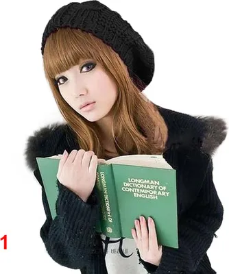 Produktbild von Mode Damen Lady Beret Geflochtene Baggy Beanie Häkelmütze Ski Strickmütze
