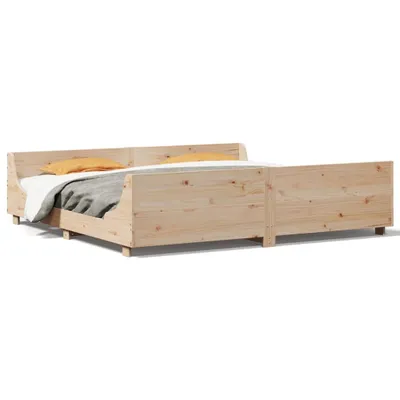 Produktbild von vidaXL Massivholzbett ohne Matratze 200x200 cm Kiefer