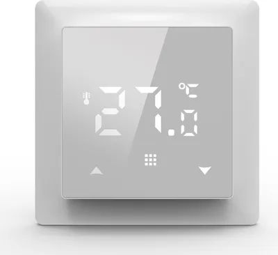 Produktbild von Termofol Heizungsthermostat, Heizkörperthermostat IP31, Thermostat für Heizfolie Fußbodenheizung, TF-H6 Weiß