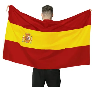 Produktbild von Einheitsgröße MW-80|Spanien Flagge MUWO "Nations Together" 90 x 150 cm