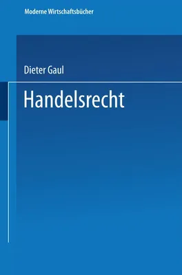 Produktbild von Handelsrecht
