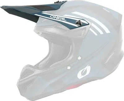 Produktbild von Visor 5SRS Polyacrylite Helmet SPIKE blue/white