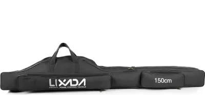 Zdjęcie produktu dla Lixada 100 cm / 130 cm / 150 cm Torba wędkarska Składana torba na wędkę i kołowrotek Torba na sprzęt wędkarski Narzędzia Torba transportowa Torba podróżna Torba do przechowywania Organizer