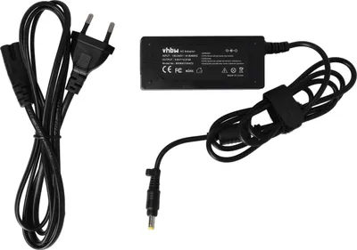 Produktbild von vhbw Netzteil kompatibel mit Asus Eee PC 701SD, 701SDX, 5G, 8G, 4G, 701, 700, 904hd, 904, S101 700 2G 8G, 901, AD59930, 900 Notebook - 200 cm, 24 W