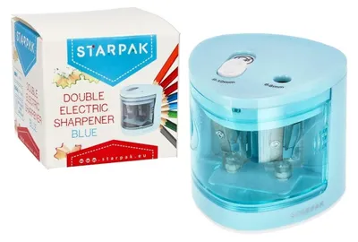 Obrázok produktu pre Elektrická dvojitá ostriačka Starpak, modrá