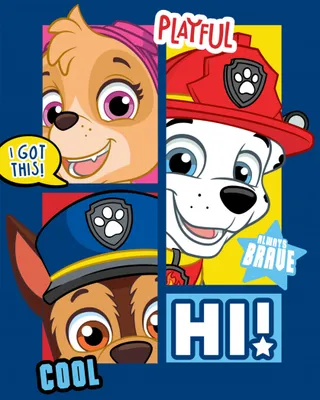 Obrázok produktu pre Modrá detská deka Paw Patrol