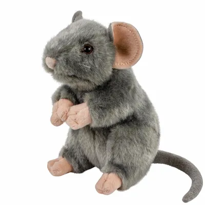 Produktbild von Maus/Ratte aufrecht stehend grau 17 cm