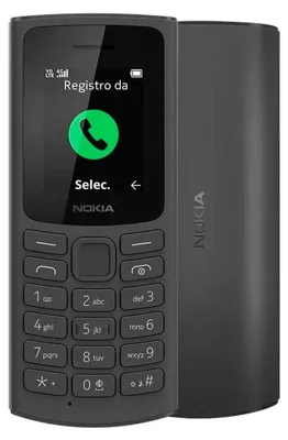 Zdjęcie produktu dla Nokia 110, Klasyczny, Dual SIM, 4,5 cm (1.77"), 0,3 MP, 800 mAh, Czarny