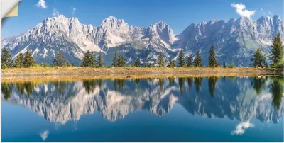 Produktbild von ARTland Wandbild, selbstklebend Kaisergebirge Tirol Größe: 60x30 cm
