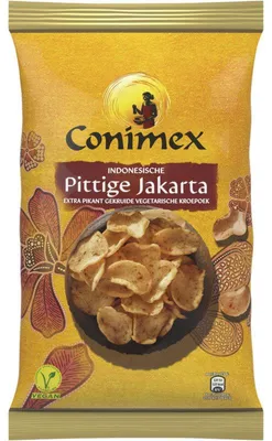 Zdjęcie produktu dla Conimex Pitige Kroepoek Jakarta 75g – Chrupiąca, pikantna przekąska