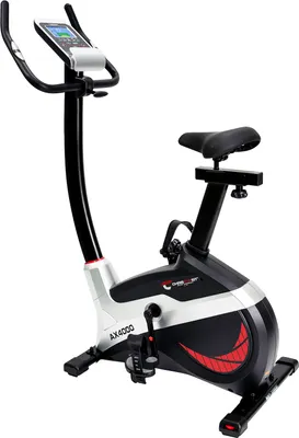 Produktbild von Christopeit Heimtrainer Ergometer AX4000 – 24-stufiges Magnet-Brems-System, 9 kg Schwungmasse, 22 Trainingsprogramme, Handpulsmessung, neigungsverstellbarer Lenker & Sattel, vertikal & horizontal verstellbarer Sattel, Backlit LCD Display mit Fitness-Test, Tablet-Halterung, Transportrollen, Boden-Höhenausgleich