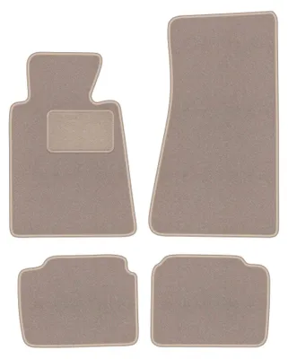 Immagine prodotto di Tappetini in moquette per BMW 5 E34 1988-1994 (berlina/station wagon/Touring) – set 4 pezzi, beige, su misura – Wielganizator LUX