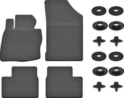 Produktbild von Gummimatten Mit Stoppern Für: Kia Niro (2016-) Schwarz Set