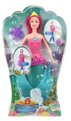 Produktbild von Meerjungfrau-Puppe Prinzessin 2-in-1