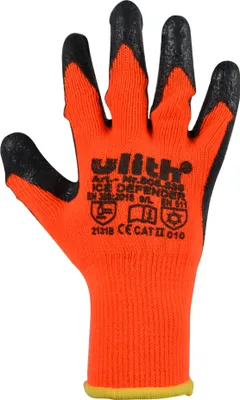 Produktbild von Winter Arbeitshandschuh Montagehandschuhe neonorange Größe 9