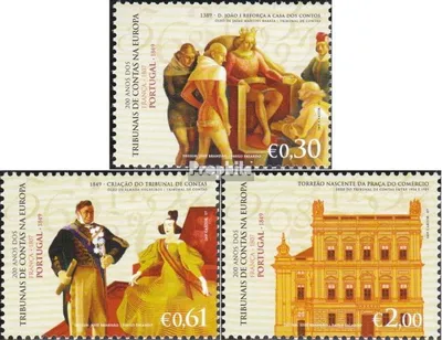 Produktbild von Briefmarken Portugal 2007 Mi 3142-3144 (kompl.Ausg.) postfrisch 200 Jahre Rechnungshöfe